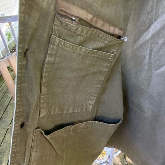 Trail Designs Men's Olive Green Cargo Hunting Fishing Photography Vest Sz Large - Picture 4 of 8